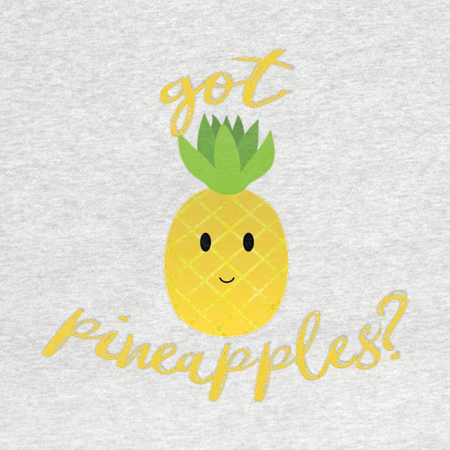 Got Pineapples? Deliciously Cute Smiley Happy Face Fruit by elogichick